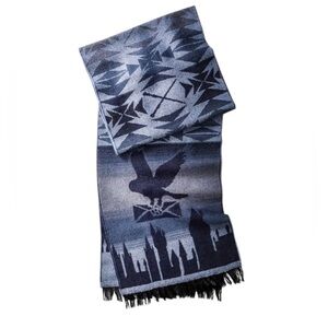 Pendleton Harry Potter Collaboration Hogwarts Scarf Owl Post Blue Wool Italy